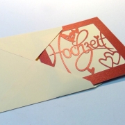 Karte Hochzeit Plotterdatei SVG DXF